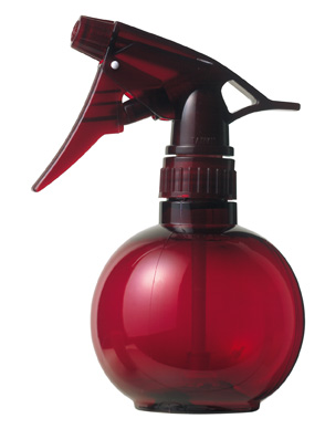 Ball spray bottle Salon red