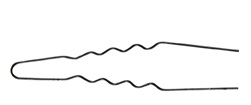 Curlers black, 7,5 cm, Ø 0,55 mm