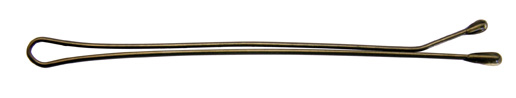 Haarklemmen Klassik braun, 59 mm, 500 Stück