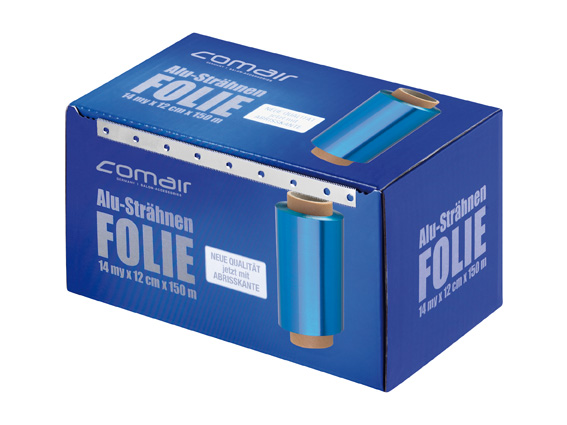 Aluminiumfolie 14 my blauw